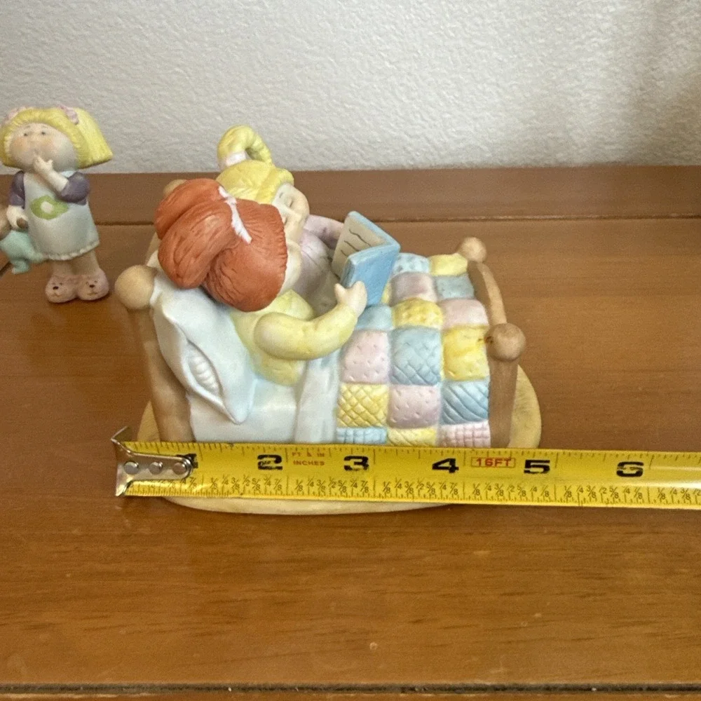 Vintage 1980's Cabbage Patch Porcelain Figurine‎ Lot-4